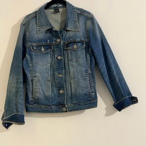 LONDONJEAN Classic Blue Denim Jacket Size L